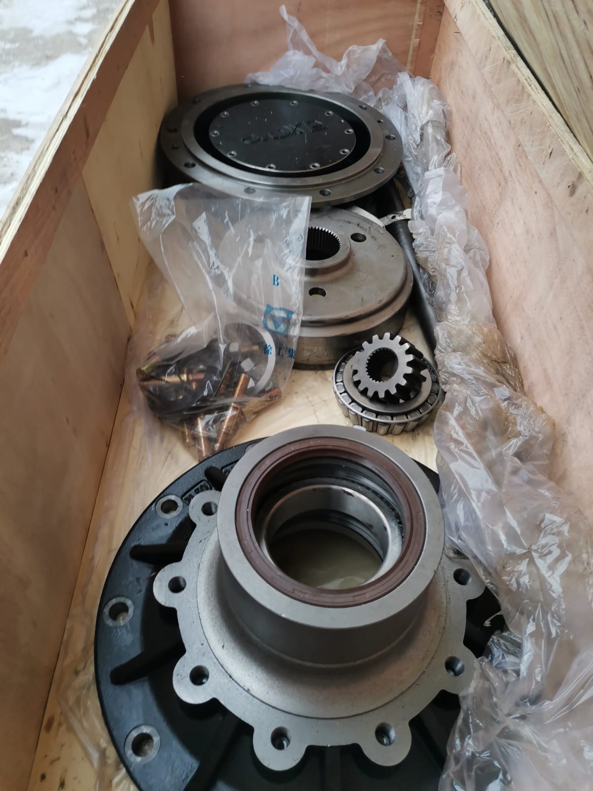 Редуктор бортовой в сборе ZL50.2A.1A.1B (полный к-кт)
