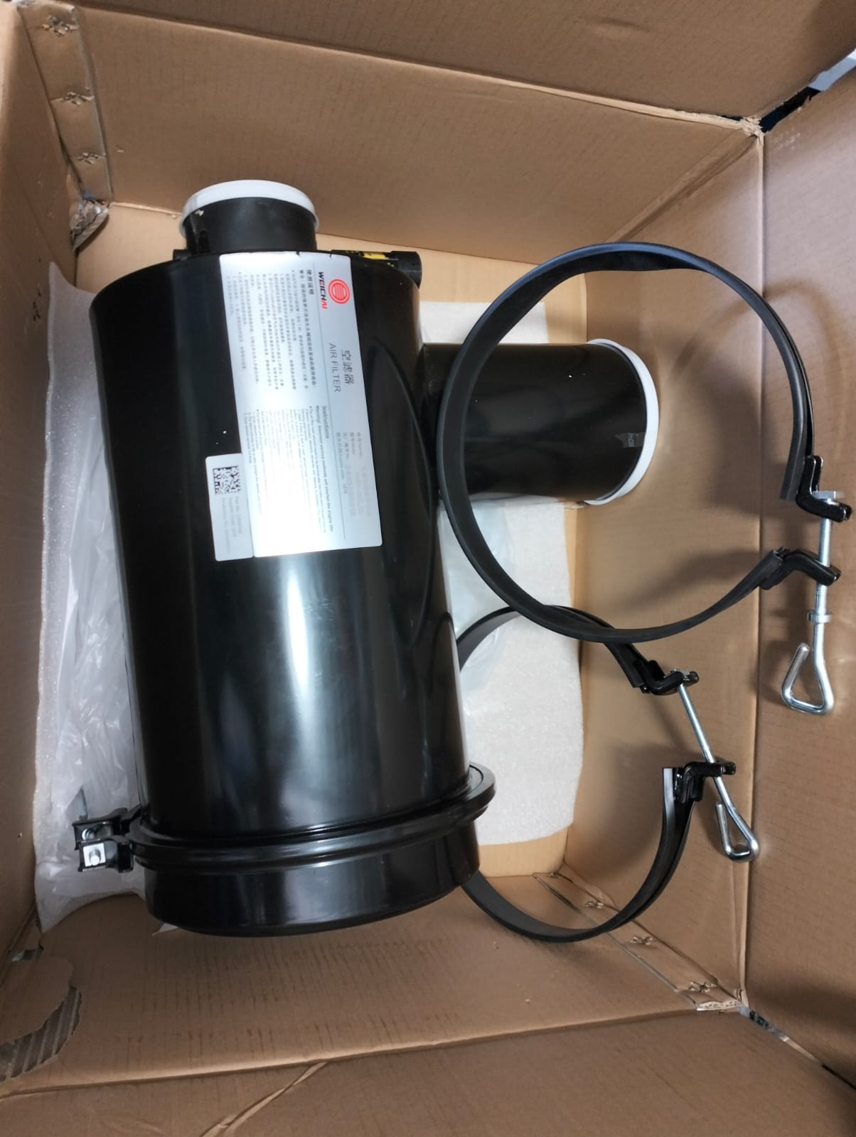 Воздушный фильтр в сборе 860139256 PU2242 Weichai WP6G125E22