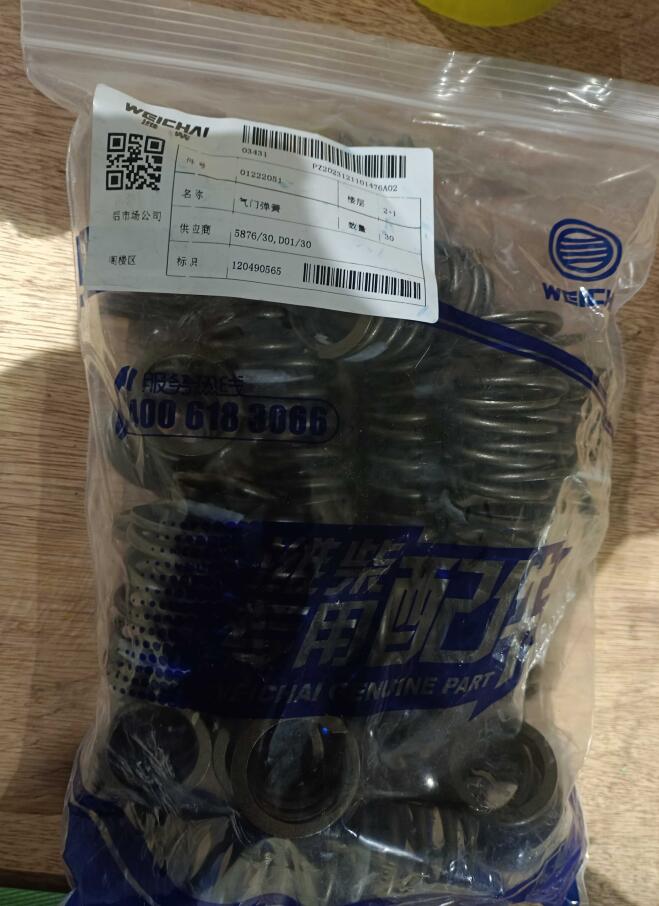 Пружина клапана 01222051 Weichai WP6G125E22